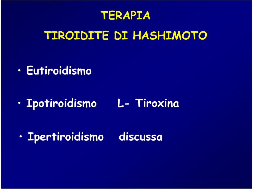 Ipotiroidismo L-