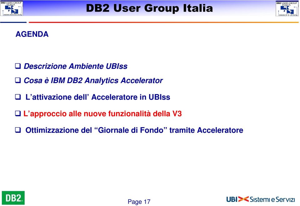 UBIss L approccio alle nuove funzionalità della V3