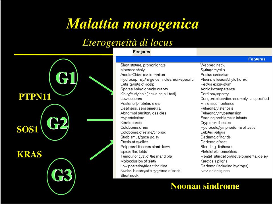 PTPN11 SOS1 G2 Disease