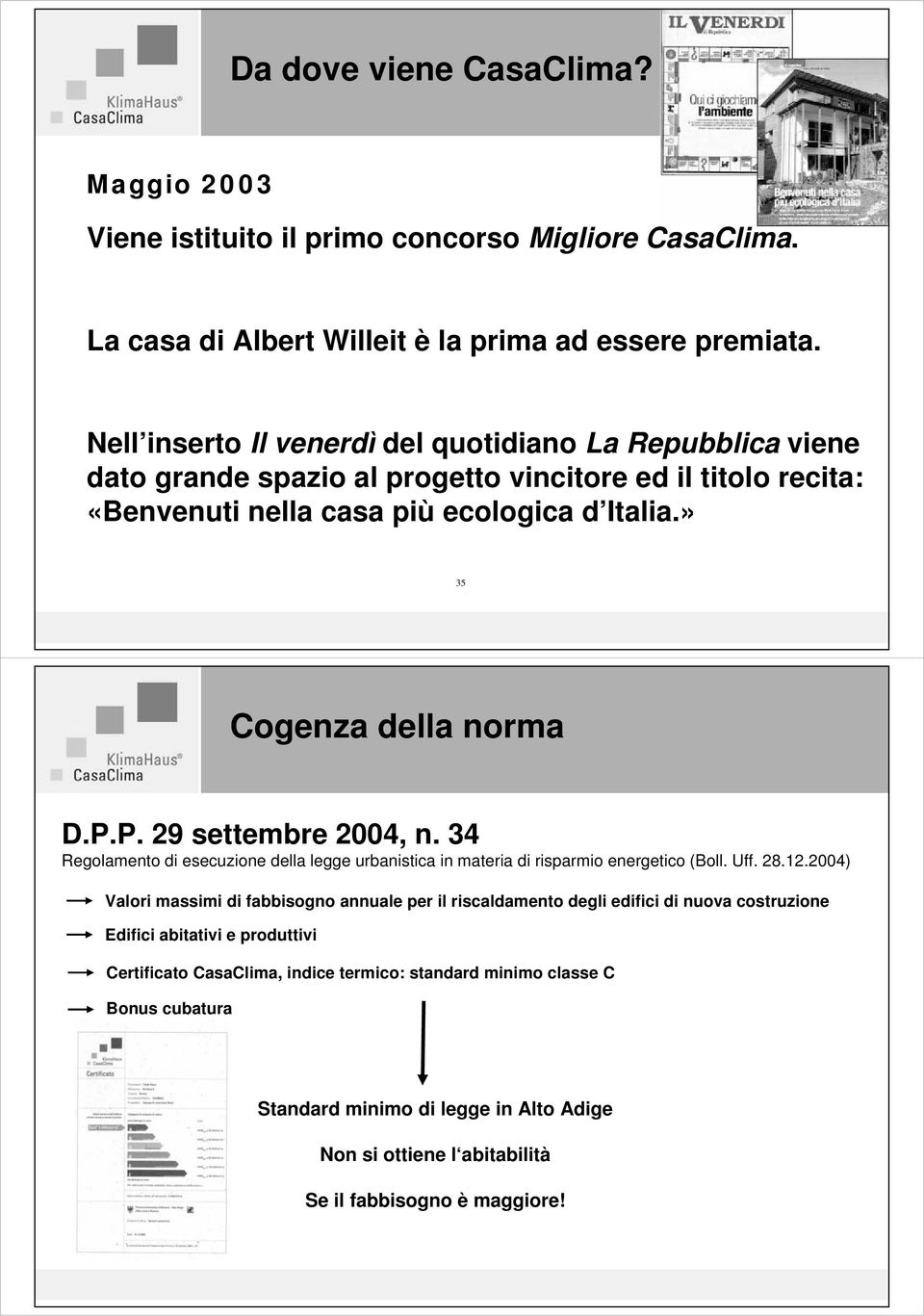 P. 29 settembre 2004, n. 34 Regolamento di esecuzione della legge urbanistica in materia di risparmio energetico (Boll. Uff. 28.12.