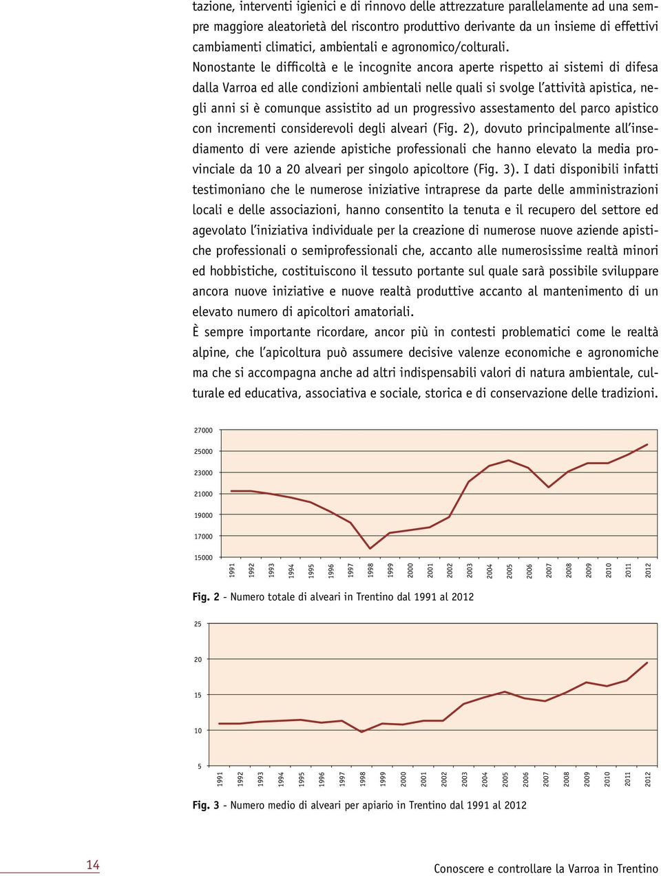 Nonostante le difficoltà e le incognite ancora aperte rispetto ai sistemi di difesa dalla Varroa ed alle condizioni ambientali nelle quali si svolge l attività apistica, negli anni si è comunque