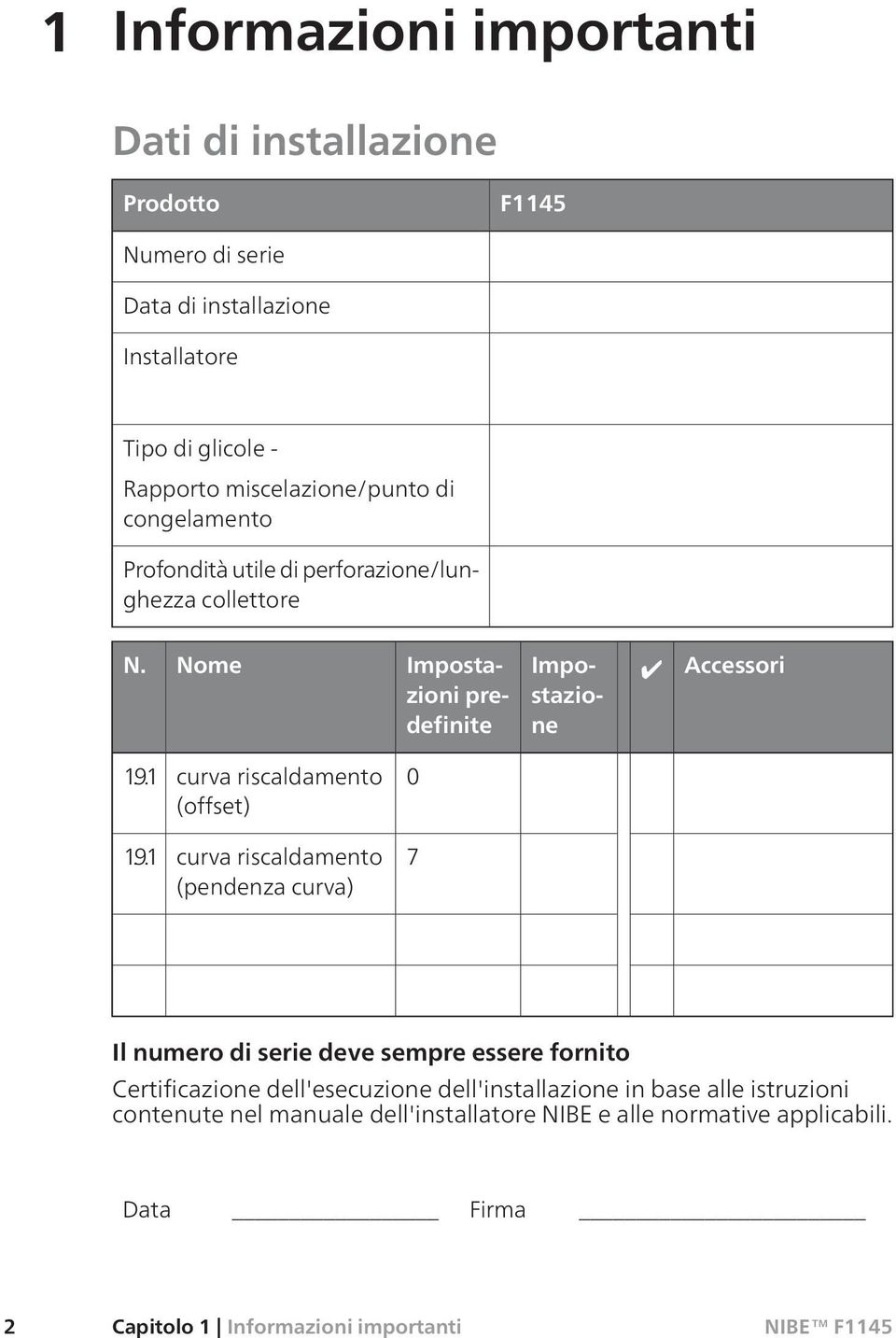 1 curva riscaldamento (offset) 0 1.9.