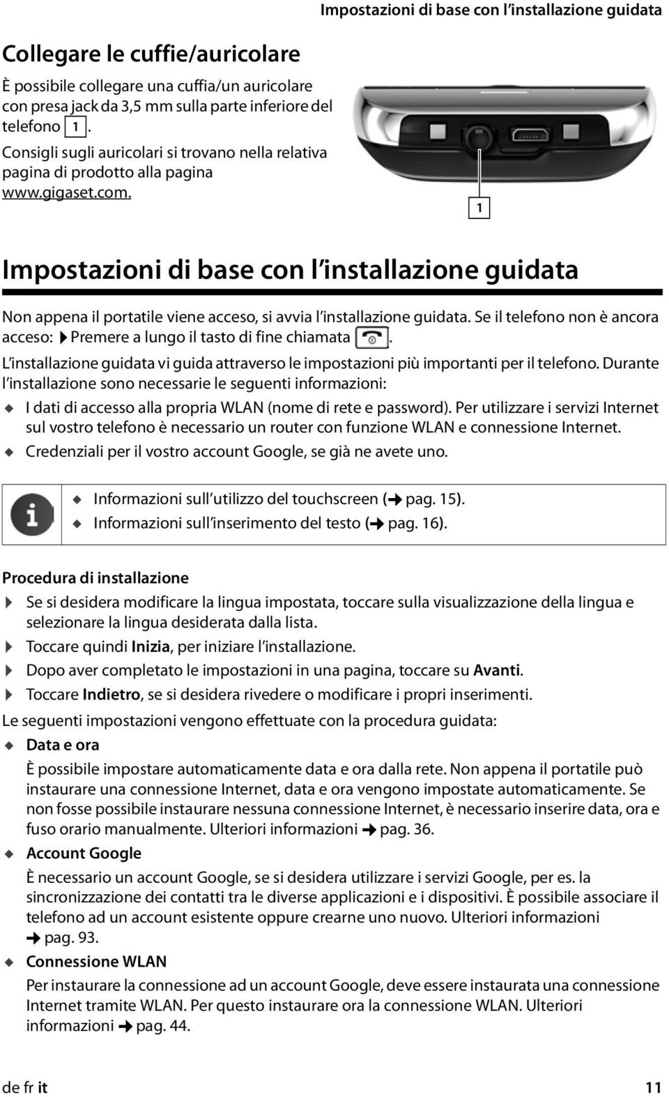 1 Impostazioni di base con l installazione guidata Non appena il portatile viene acceso, si avvia l installazione guidata.