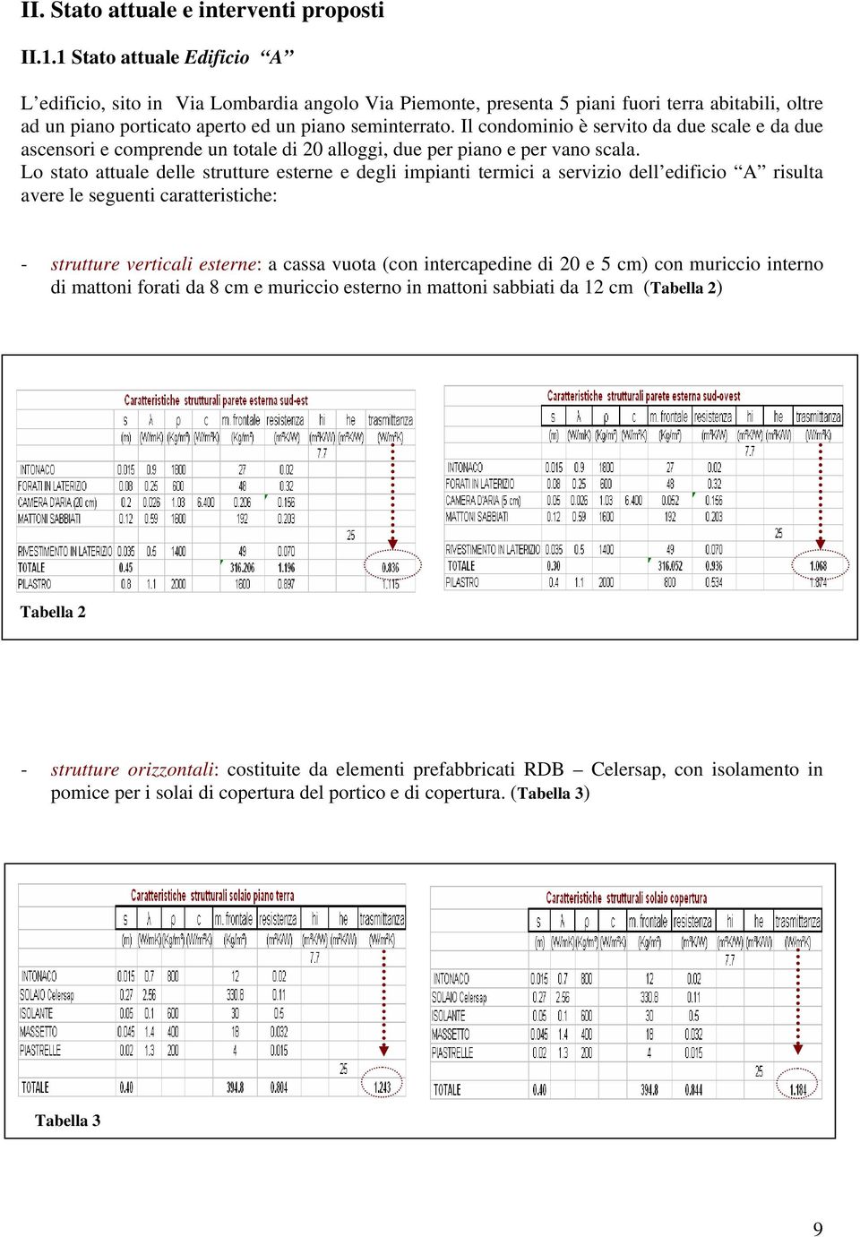 Il condominio è servito da due scale e da due ascensori e comprende un totale di 20 alloggi, due per piano e per vano scala.