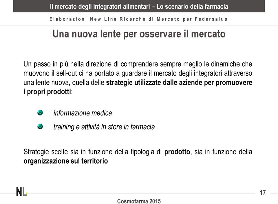 strategie utilizzate dalle aziende per promuovere i propri prodotti: informazione medica training e attività in store