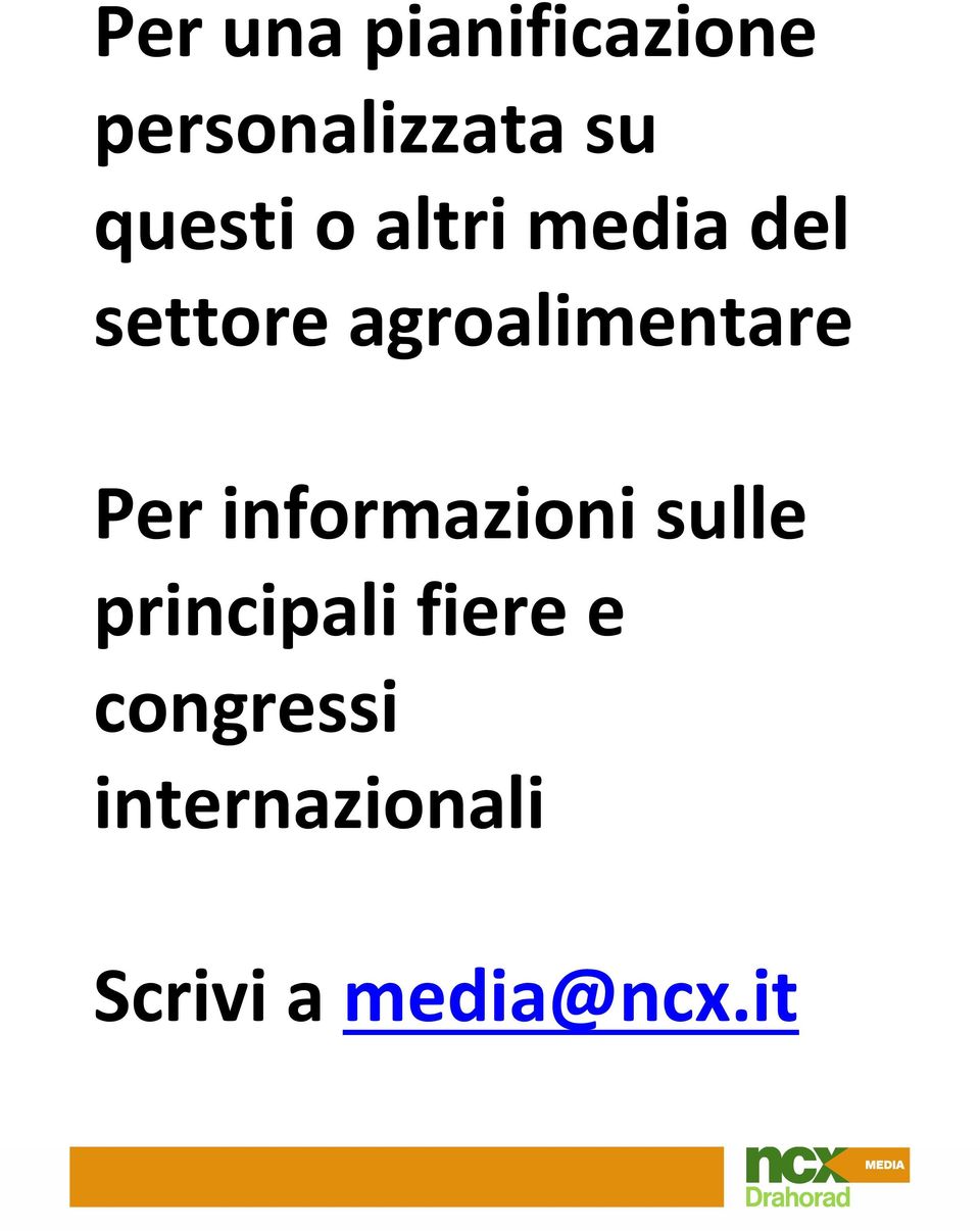 agroalimentare Per informazioni sulle