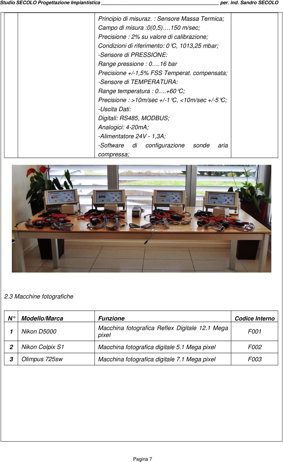 compensata; -Sensore di TEMPERATURA: Range temperatura : 0.