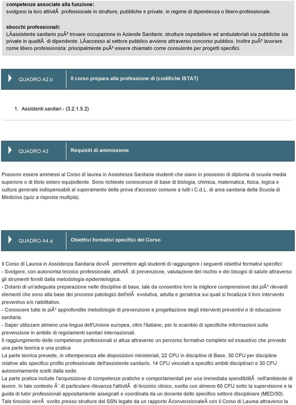 LÂaccesso al settore pubblico avviene attraverso con pubblico. Inoltre puã² lavorare come libero professionista: principalmente puã² essere chiamato come consulente per progetti specifici. QUADRO A.