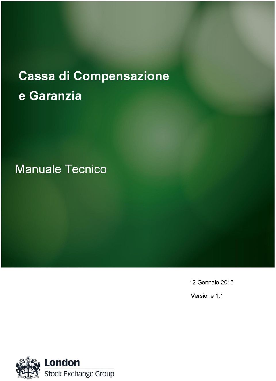 Garanzia Manuale