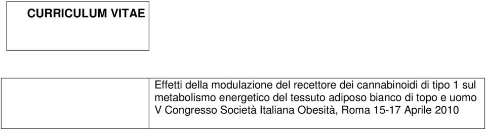 tipo 1 sul metabolismo energetico