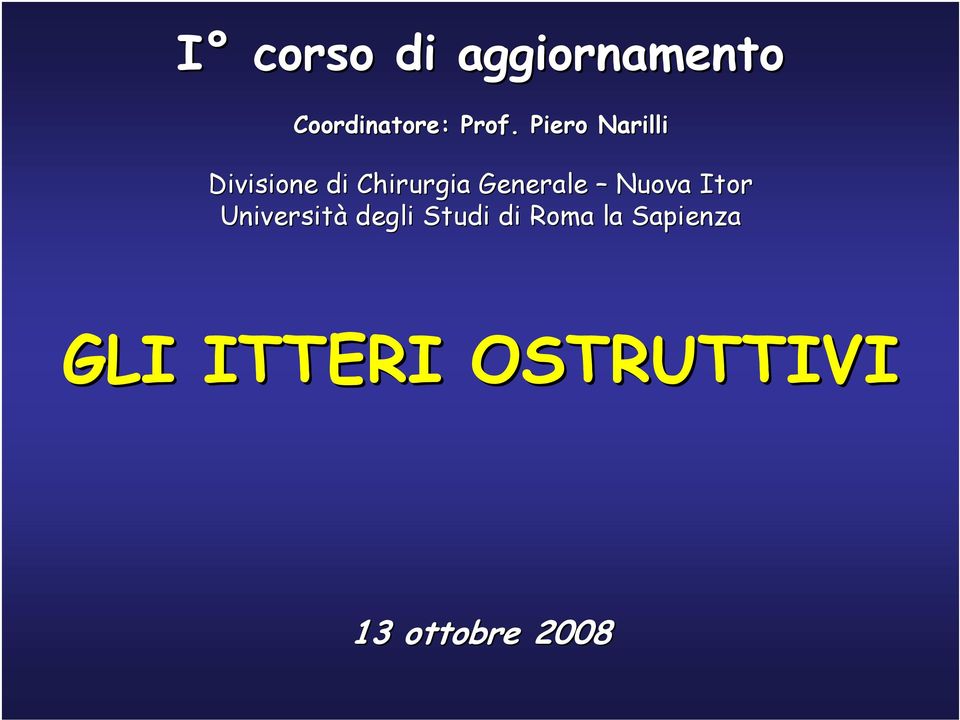 Itor Università degli Studi di Roma la