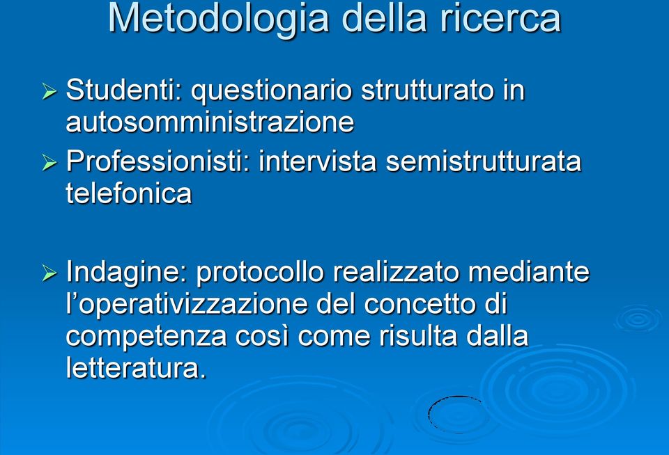 telefonica Indagine: protocollo realizzato mediante l