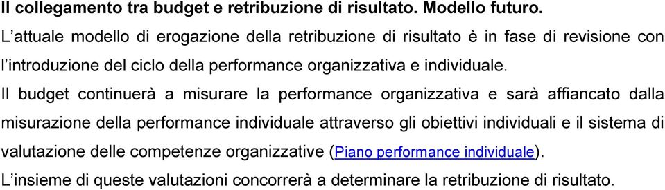 organizzativa e individuale.