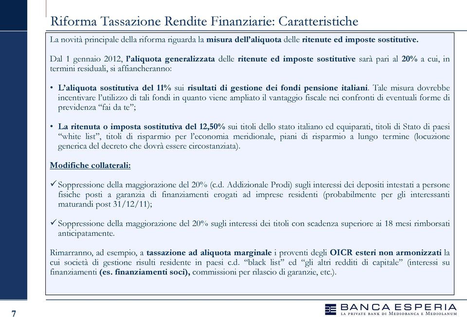 gestione dei fondi pensione italiani.