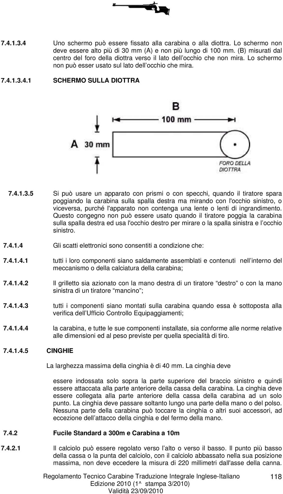 4.1 SCHERMO SULLA DIOTTRA 7.4.1.3.