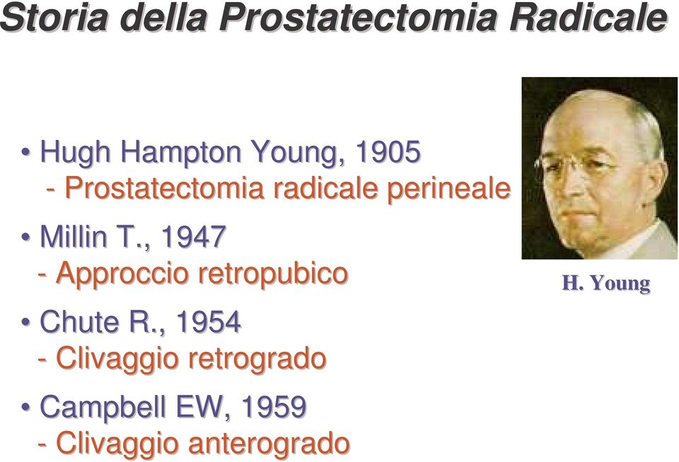 T., 1947 - Approccio retropubico Chute R.
