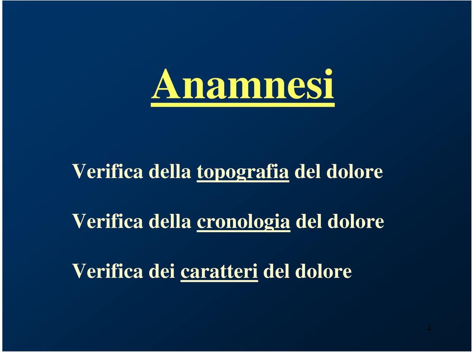 Verifica della cronologia del