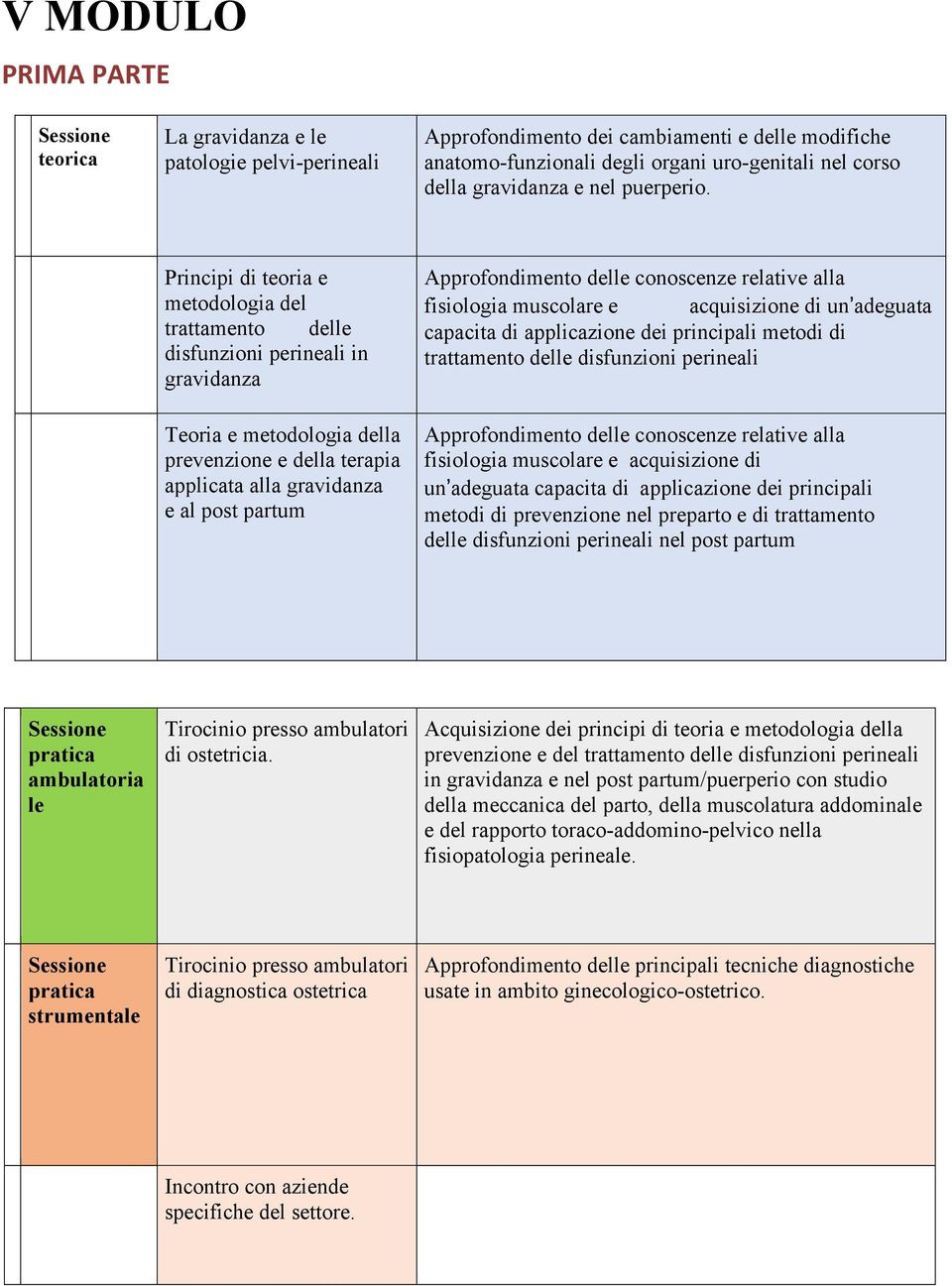 Principi di teoria e metodologia del trattamento delle disfunzioni perineali in gravidanza Teoria e metodologia della prevenzione e della terapia applicata alla gravidanza e al post partum