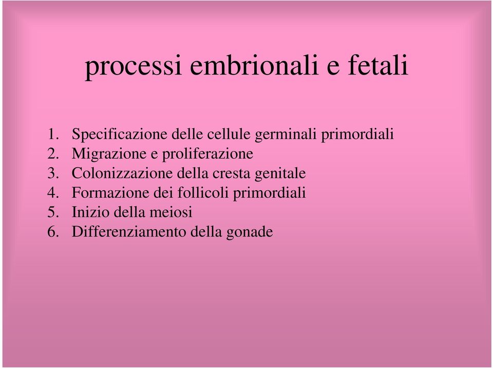 Migrazione e proliferazione 3.