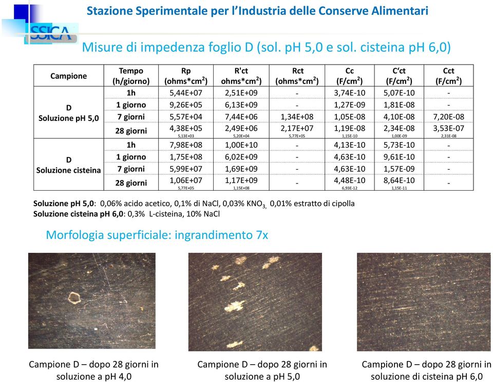 1,81E-08-7 giorni 5,57E+04 7,44E+06 1,34E+08 1,05E-08 4,10E-08 7,20E-08 28 giorni 4,38E+05 2,49E+06 2,17E+07 1,19E-08 2,34E-08 3,53E-07 5,13E+03 5,20E+04 5,77E+05 1,15E-10 1,00E-09 2,31E-08 1h