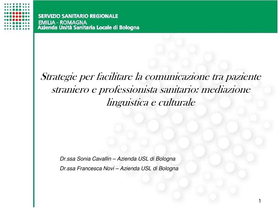 linguistica e culturale Dr.