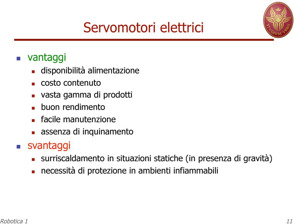 assenza di inquinamento svantaggi surriscaldamento in situazioni statiche