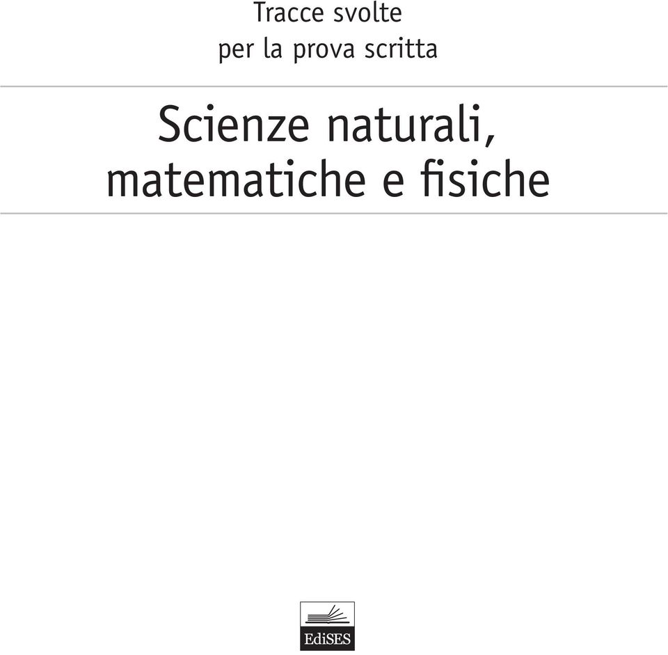 Scienze naturali,