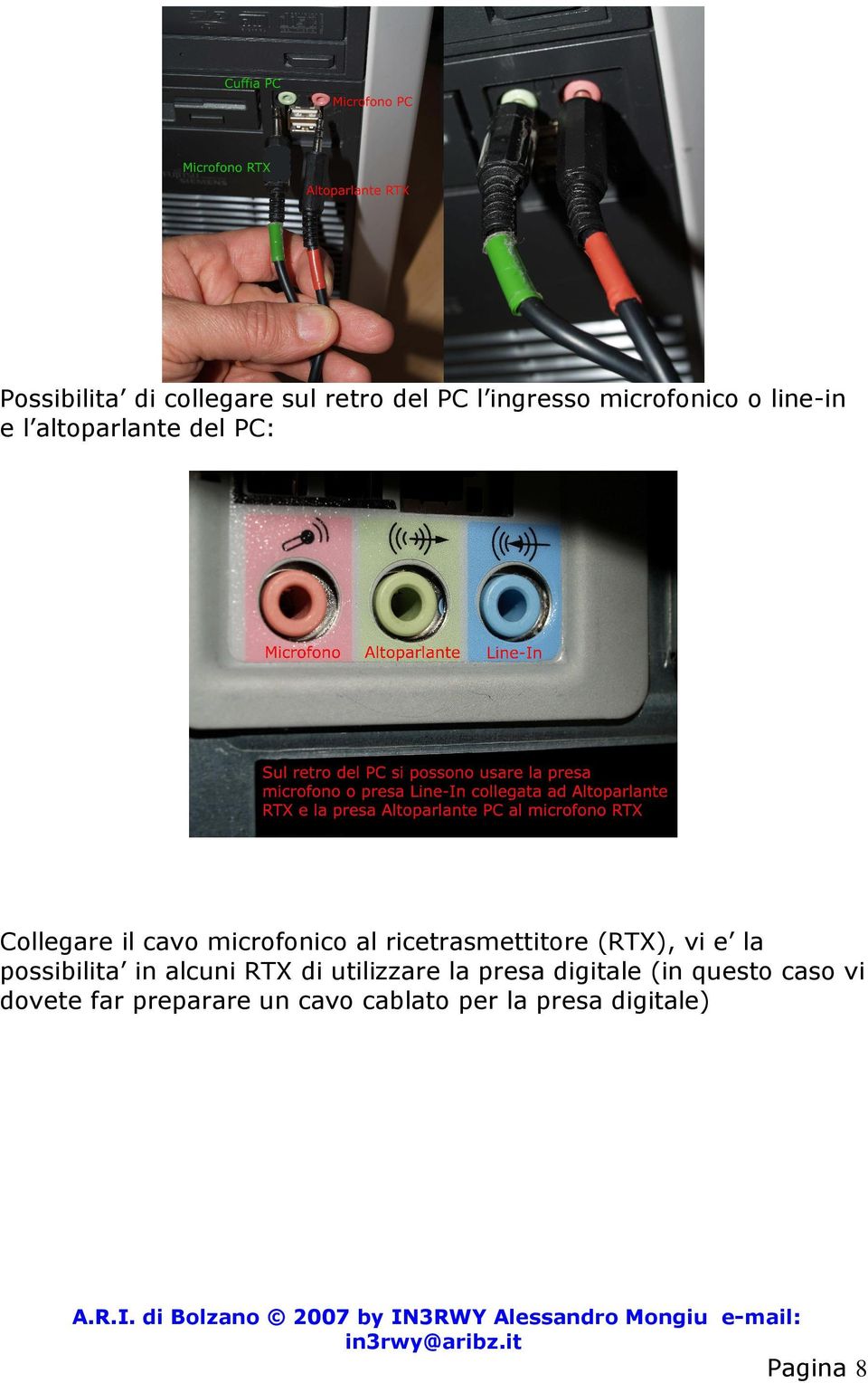 (RTX), vi e la possibilita in alcuni RTX di utilizzare la presa digitale (in