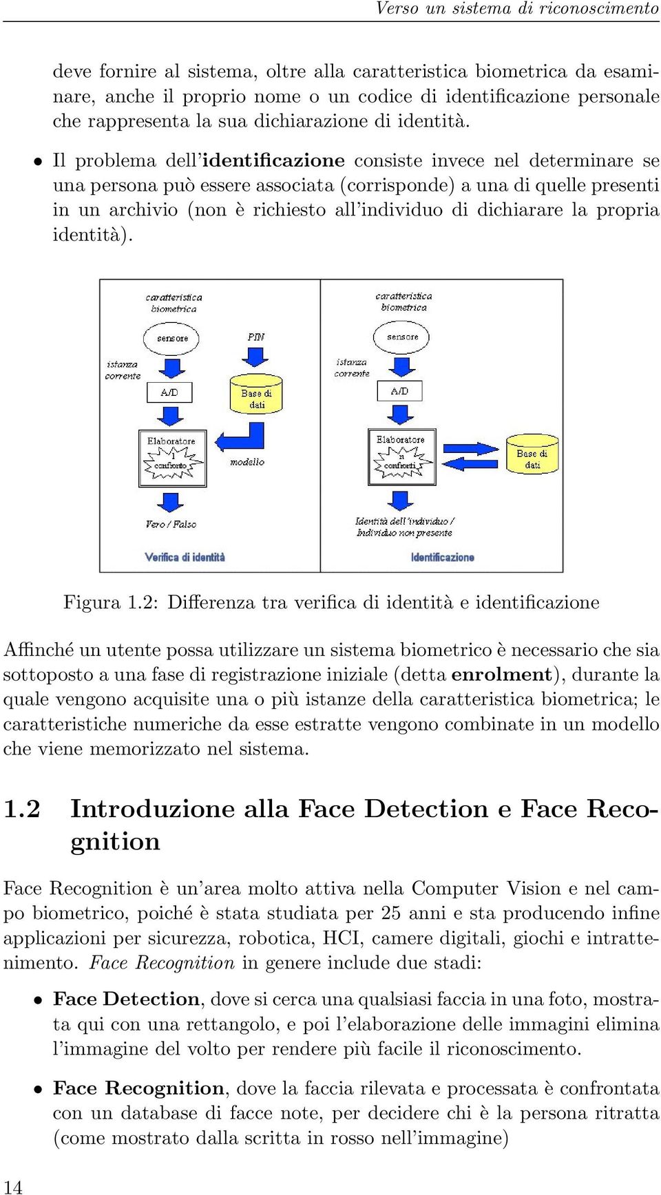 Il problema dell identificazione consiste invece nel determinare se una persona può essere associata (corrisponde) a una di quelle presenti in un archivio (non è richiesto all individuo di dichiarare