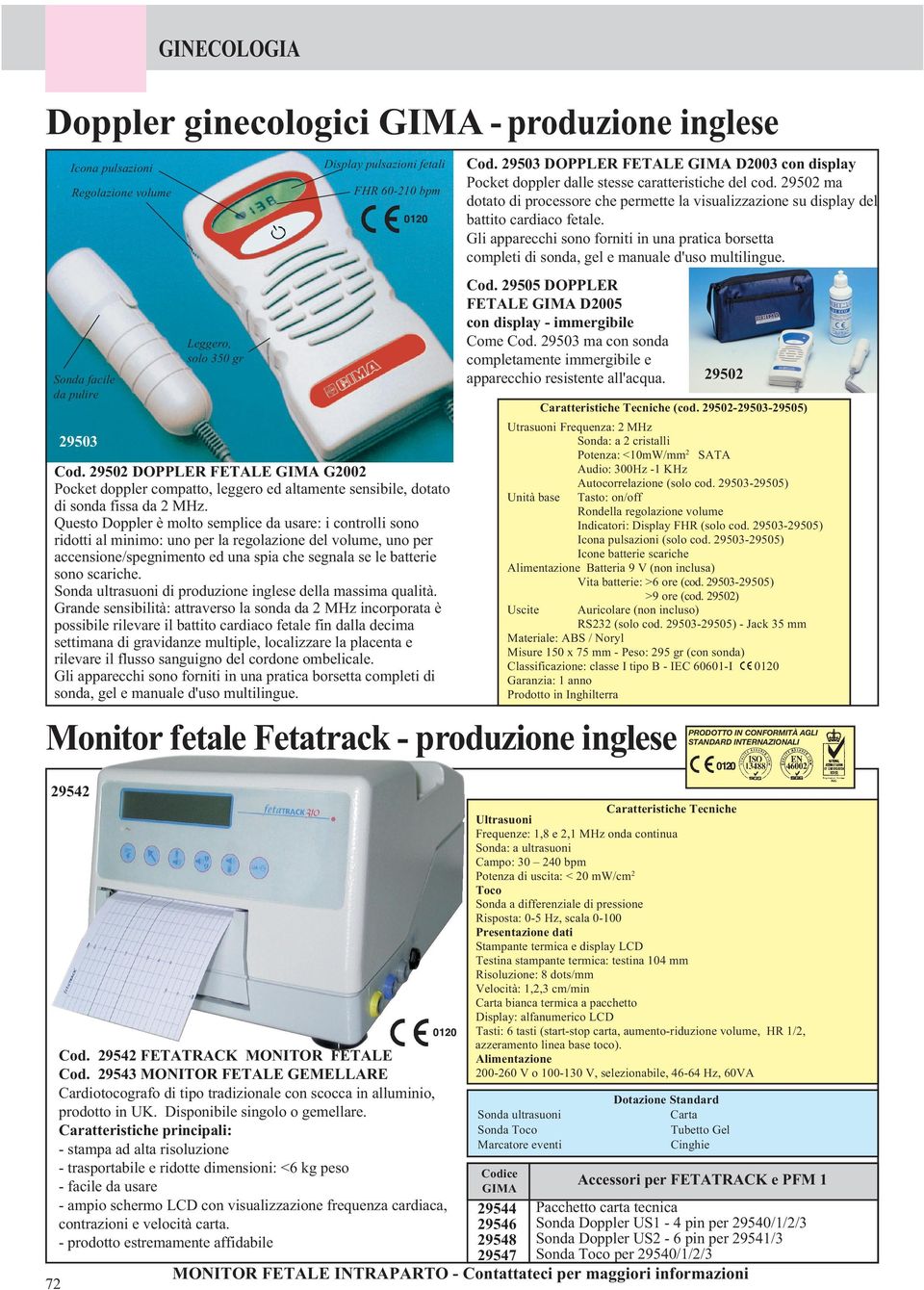 Questo Doppler è molto semplice da usare: i controlli sono ridotti al minimo: uno per la regolazione del volume, uno per accensione/spegnimento ed una spia che segnala se le batterie sono scariche.