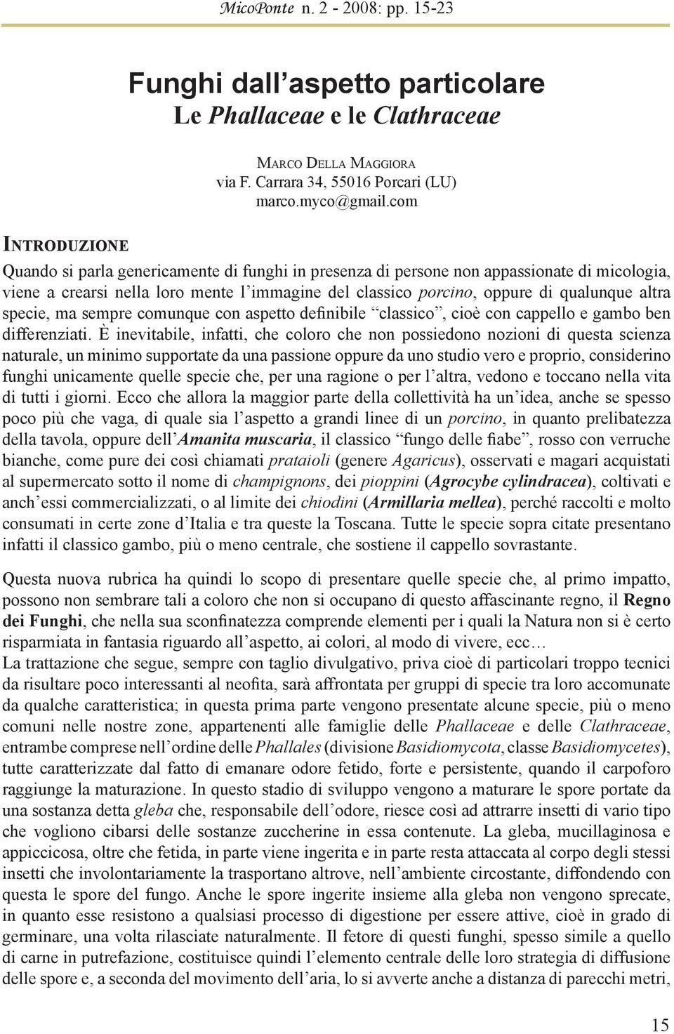 altra specie, ma sempre comunque con aspetto definibile classico, cioè con cappello e gambo ben differenziati.