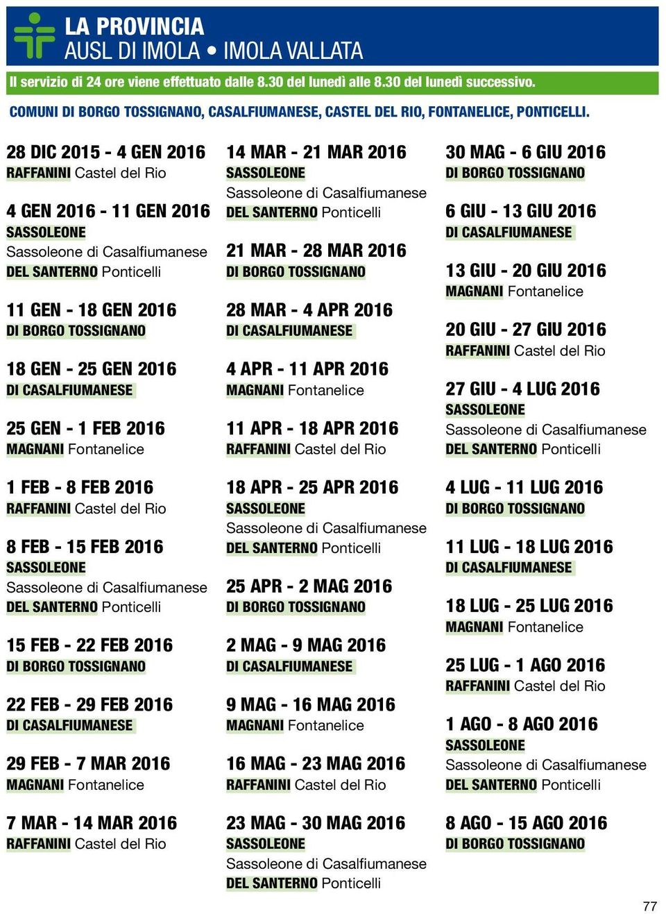 MAR 2016 14 MAR - 21 MAR 2016 21 MAR - 28 MAR 2016 28 MAR - 4 APR 2016 4 APR - 11 APR 2016 11 APR - 18 APR 2016 18 APR - 25 APR 2016 25 APR - 2 MAG 2016 2 MAG - 9 MAG 2016 9 MAG - 16 MAG 2016 16 MAG