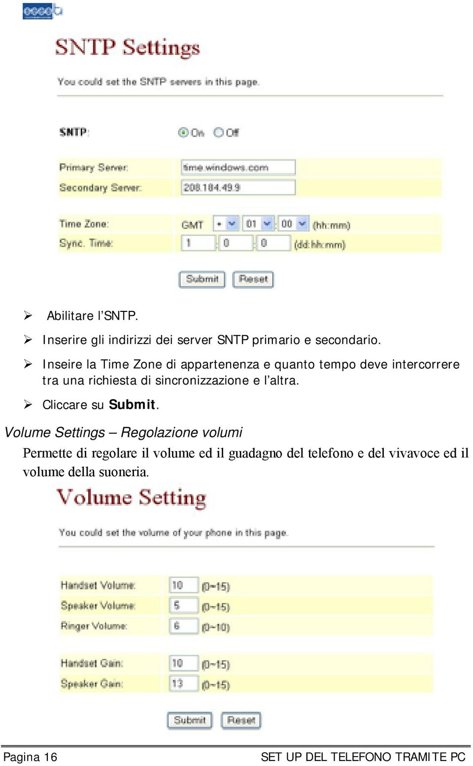 sincronizzazione e l altra.