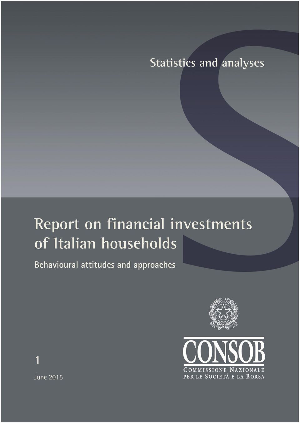 Italian households Behavioural