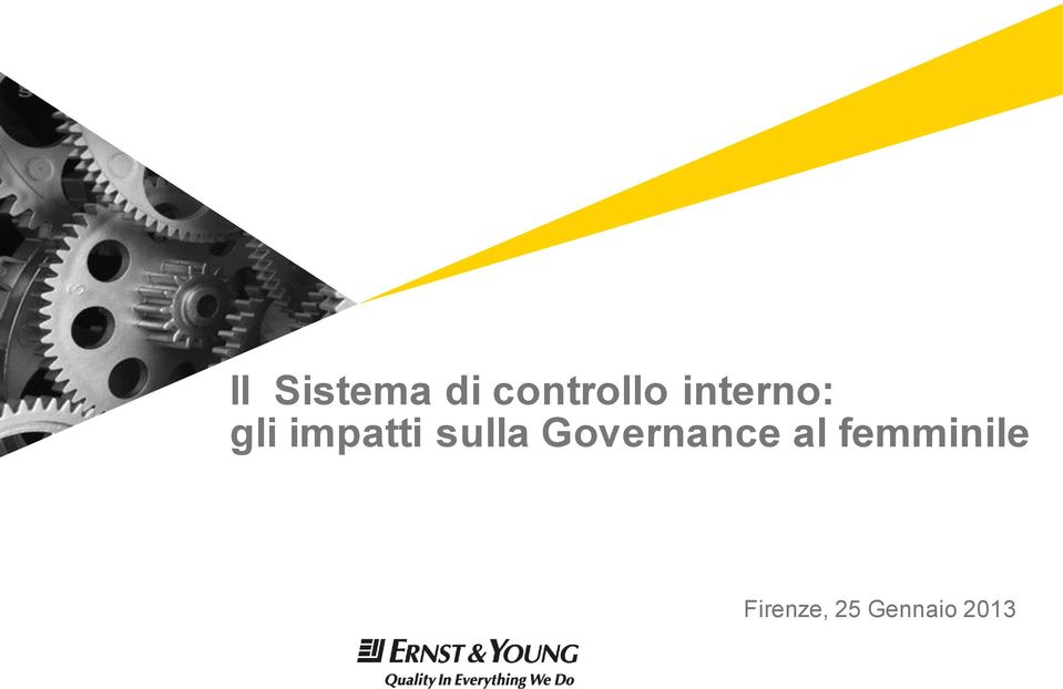 sulla Governance al