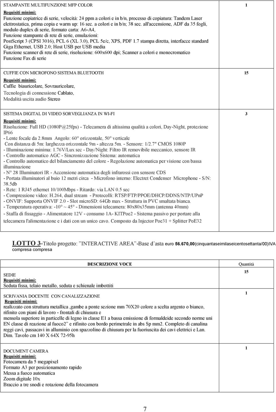 0), PCL 5e/c, XPS, PDF.7 stampa diretta, interfacce standard Giga Ethernet, USB 2.