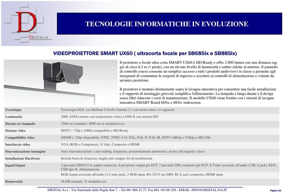 Il pannello di controllo esteso consente un semplice accesso a tutti i prodotti audiovisivi in classe e permette agli insegnanti di commutare le sorgenti di ingresso e accedere ai controlli di