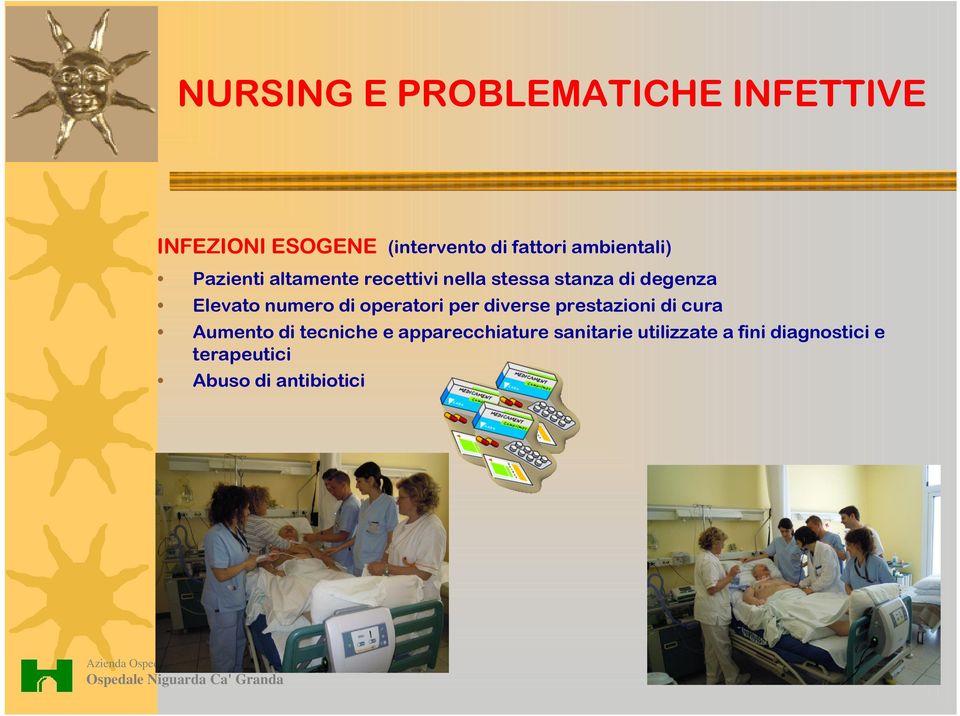 numero di operatori per diverse prestazioni di cura Aumento di tecniche e