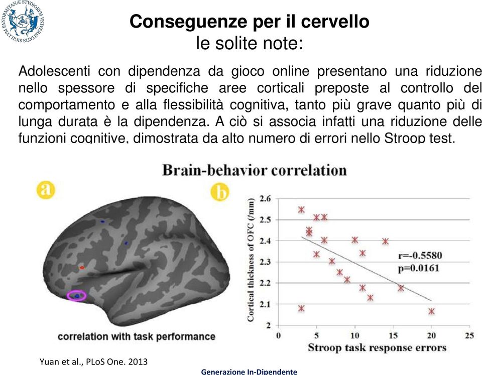 tanto più grave quanto più di lunga durata è la dipendenza.