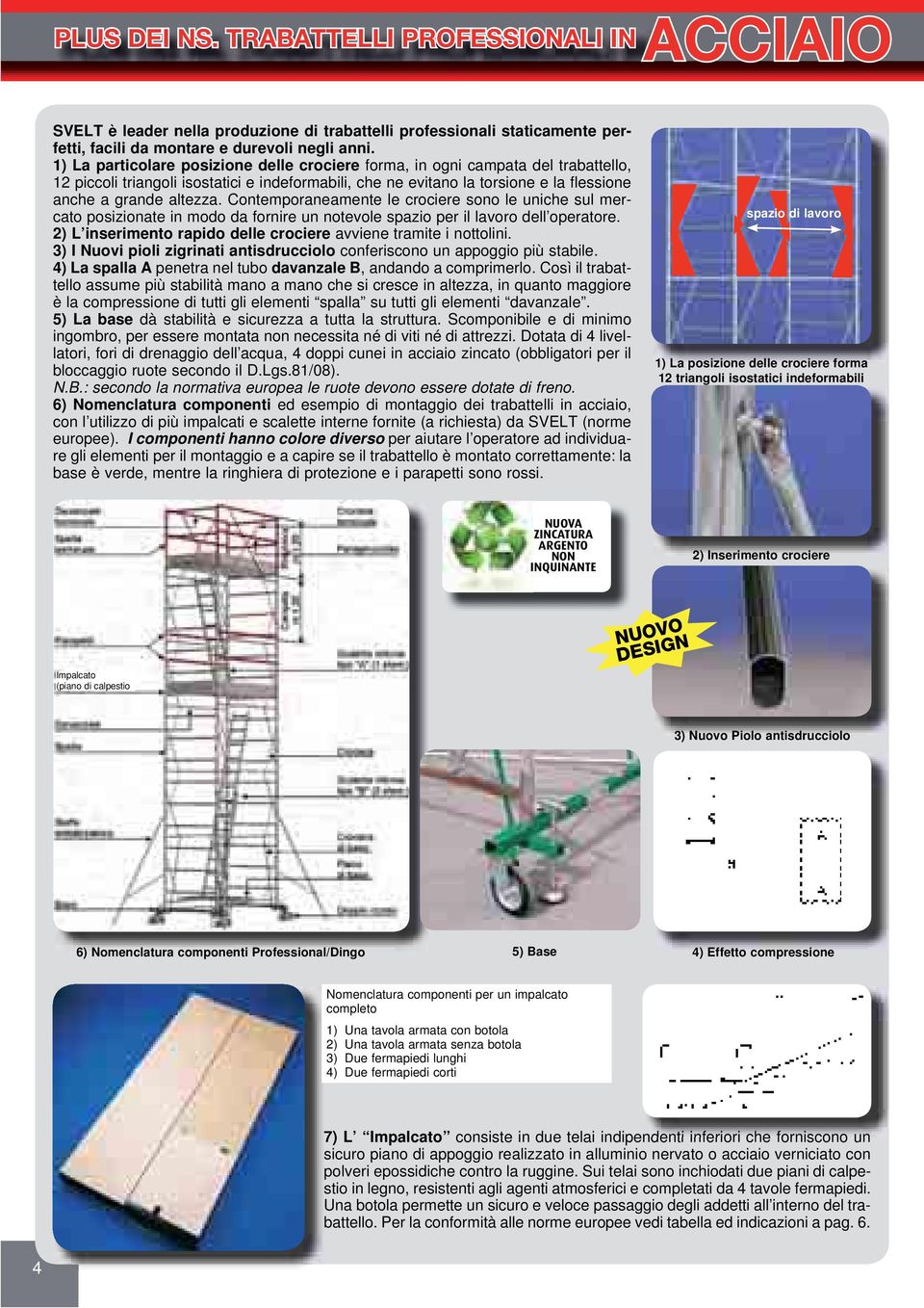 Contemporaneamente le crociere sono le uniche sul mercato posizionate in modo da fornire un notevole spazio per il lavoro dell operatore.