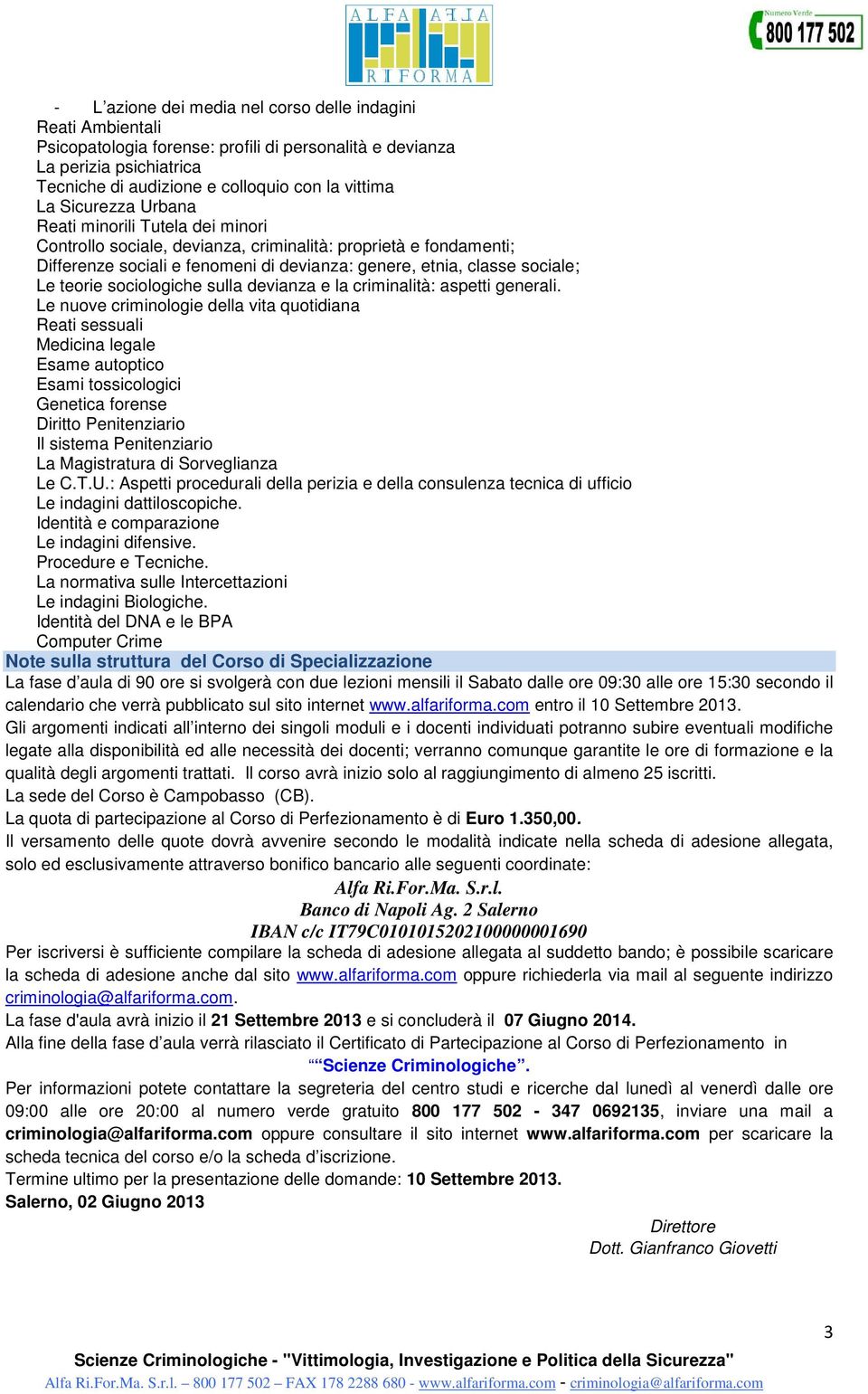 sociologiche sulla devianza e la criminalità: aspetti generali.