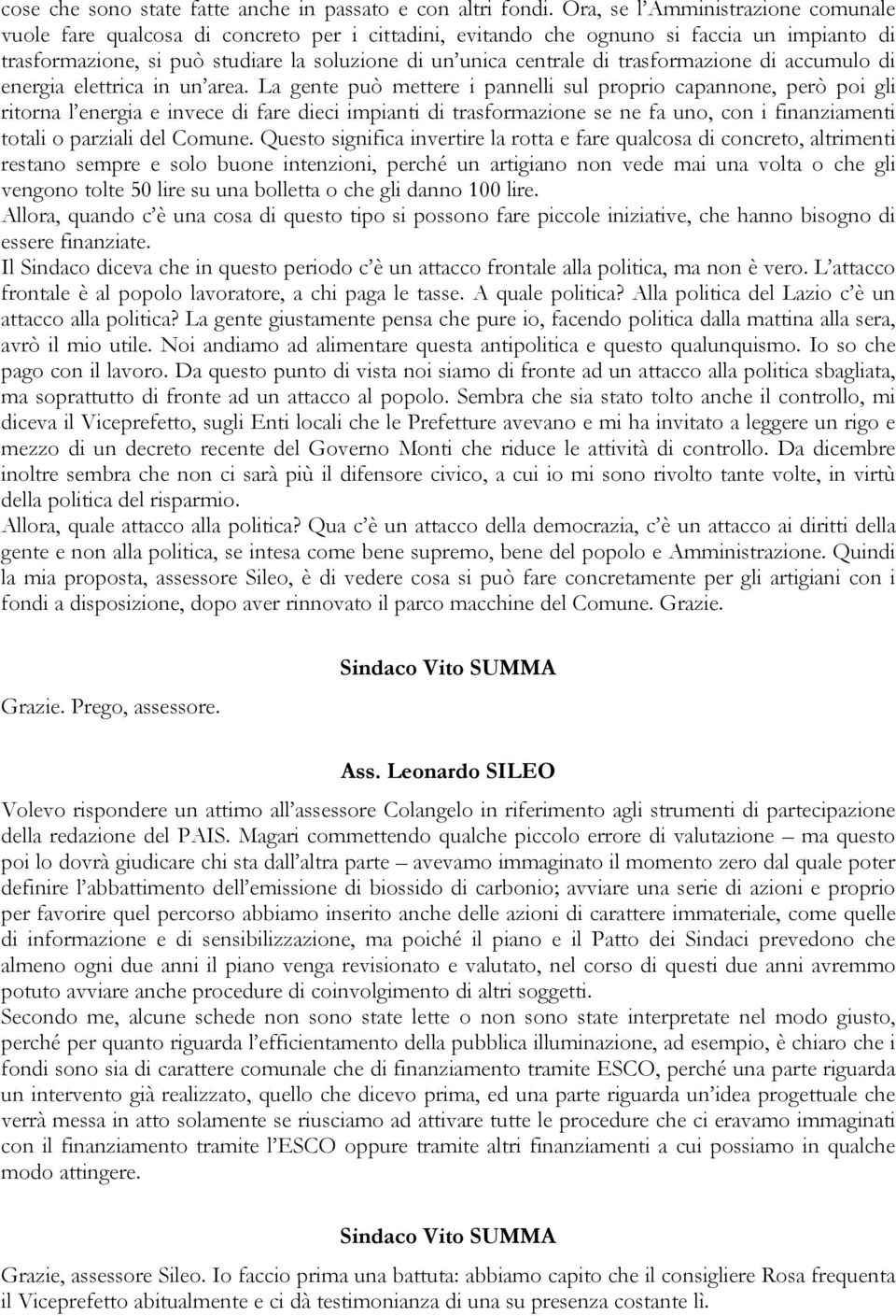 trasformazione di accumulo di energia elettrica in un area.