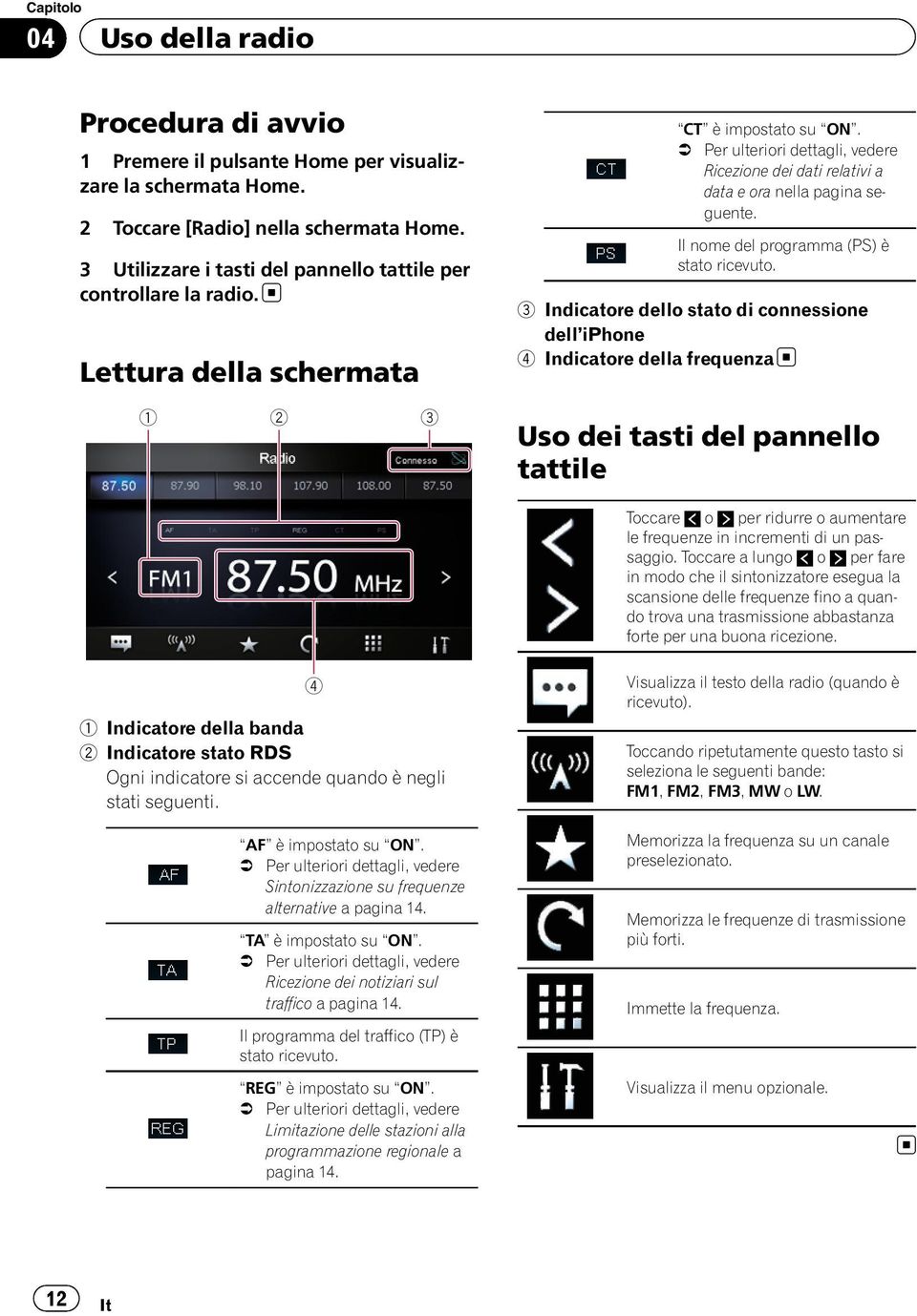 = Per ulteriori dettagli, vedere Ricezione dei dati relativi a data e ora nella pagina seguente. Il nome del programma (PS) è stato ricevuto.