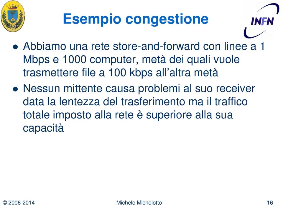 metà Nessun mittente causa problemi al suo receiver data la lentezza del