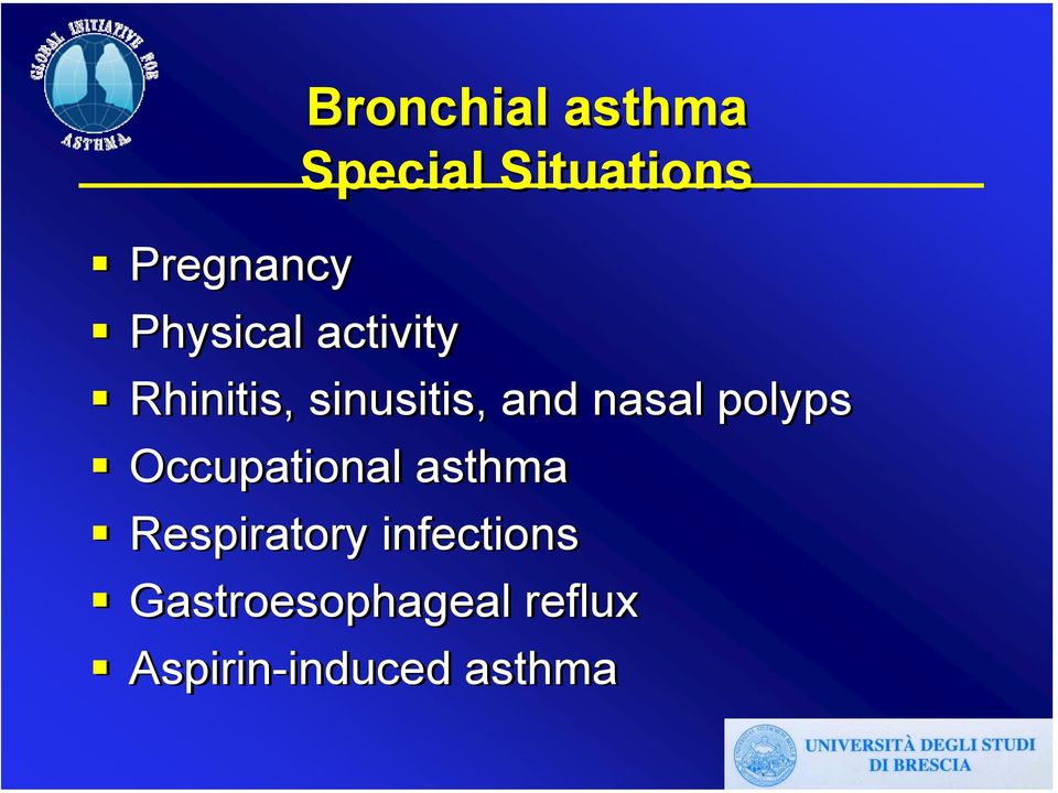 nasal polyps Occupational asthma Respiratory