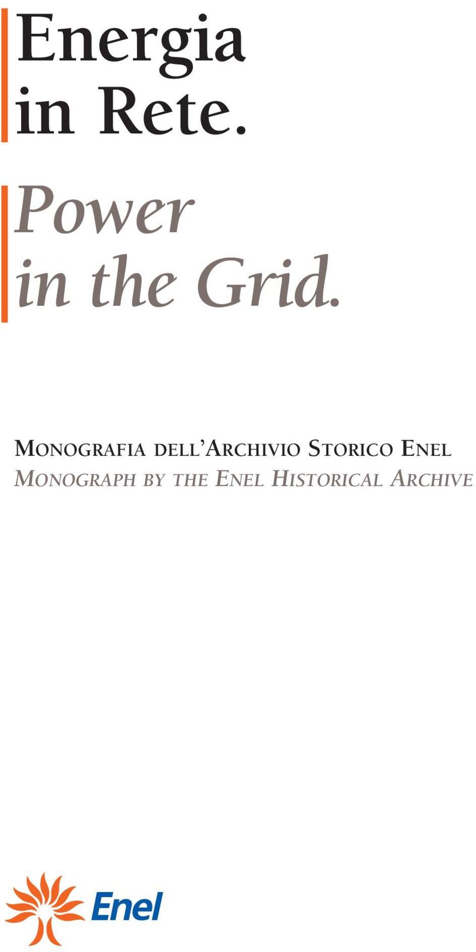 MONOGRAFIA DELL ARCHIVIO