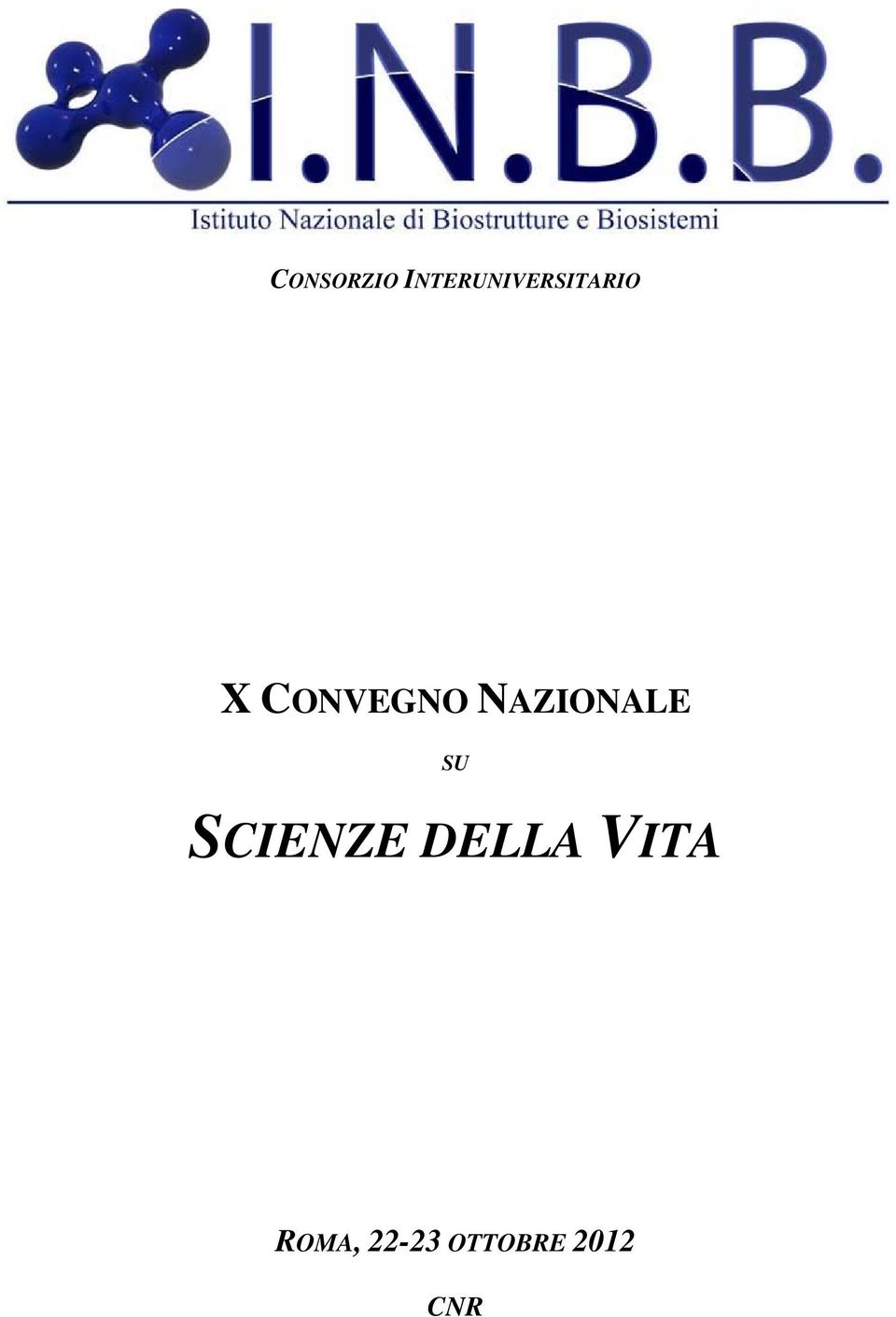 CONVEGNO NAZIONALE SU