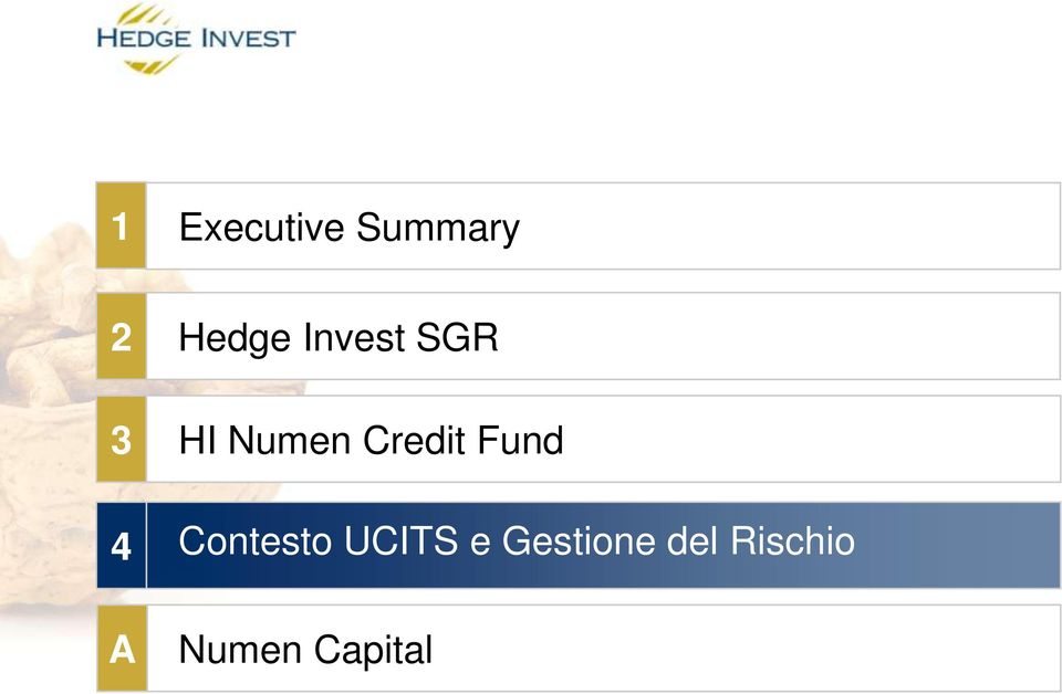 Fund 4 A Contesto UCITS e