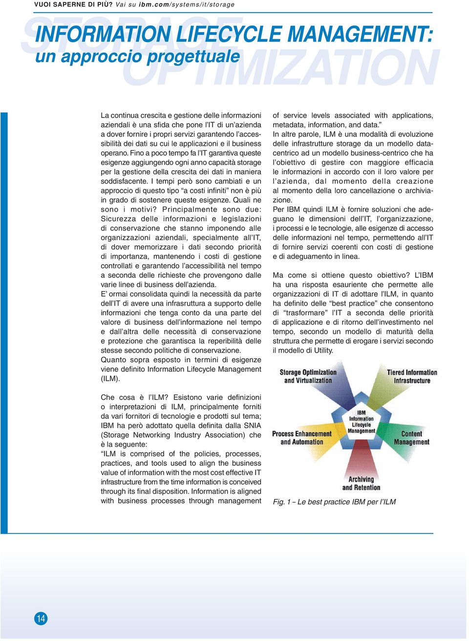 Fino a poco tempo fa l IT garantiva queste esigenze aggiungendo ogni anno capacità storage per la gestione della crescita dei dati in maniera soddisfacente.