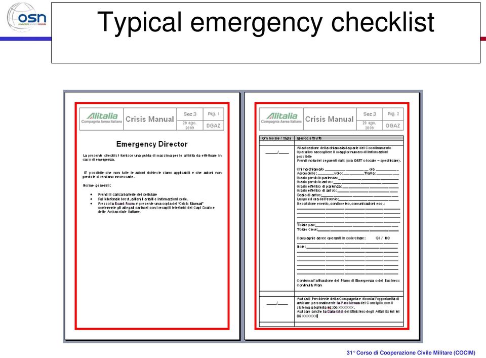 checklist